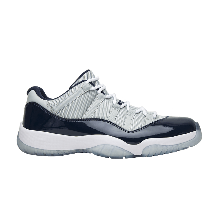 Air Jordan 11 Retro Low 'Georgetown' — Grey Mist/White-Midnight Navy