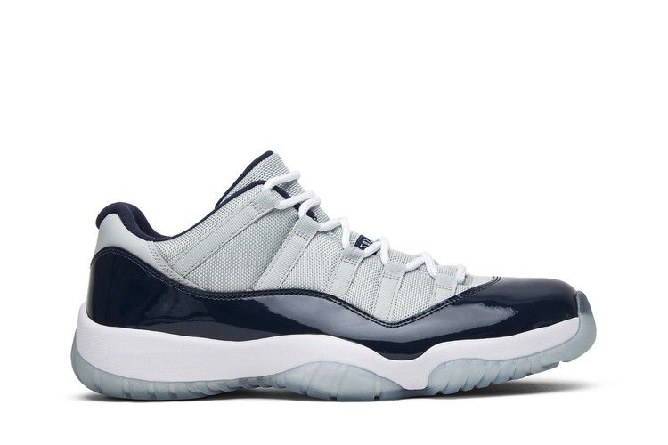 Air Jordan 11 Retro Low 'Georgetown' — Grey Mist/White-Midnight Navy