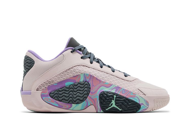 Air Jordan Tatum 2 PF 'Sidewalk Chalk' — Light Soft Pink/Smoke/Lilac/Mint Foam