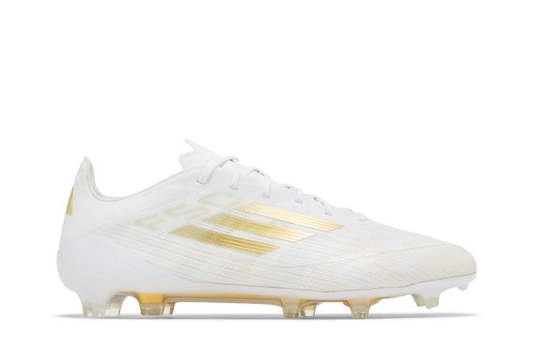 adidas Adizero F50 Elite FG 'Dayspark Pack' — Cloud White/Gold Metallic/Cloud White