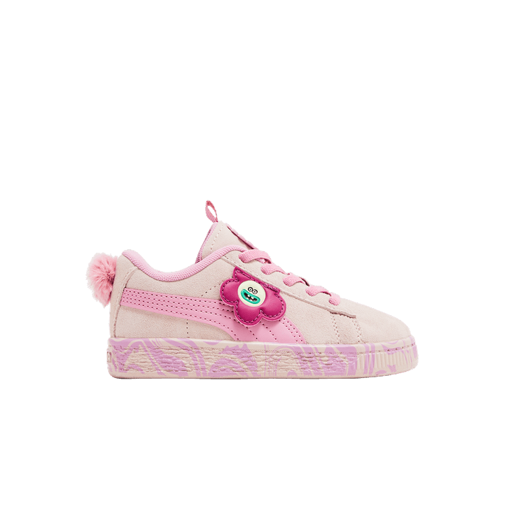 Trolls x Puma Suede Classic Toddler 'Queen Poppy' — Mauve Mist/Mauved Out