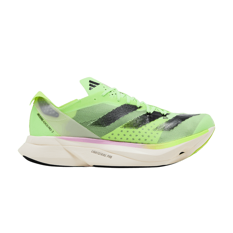 adidas Adizero Adios Pro 3 'Green Spark' — Green Spark/Aurora Metallic/Lucid Lemon