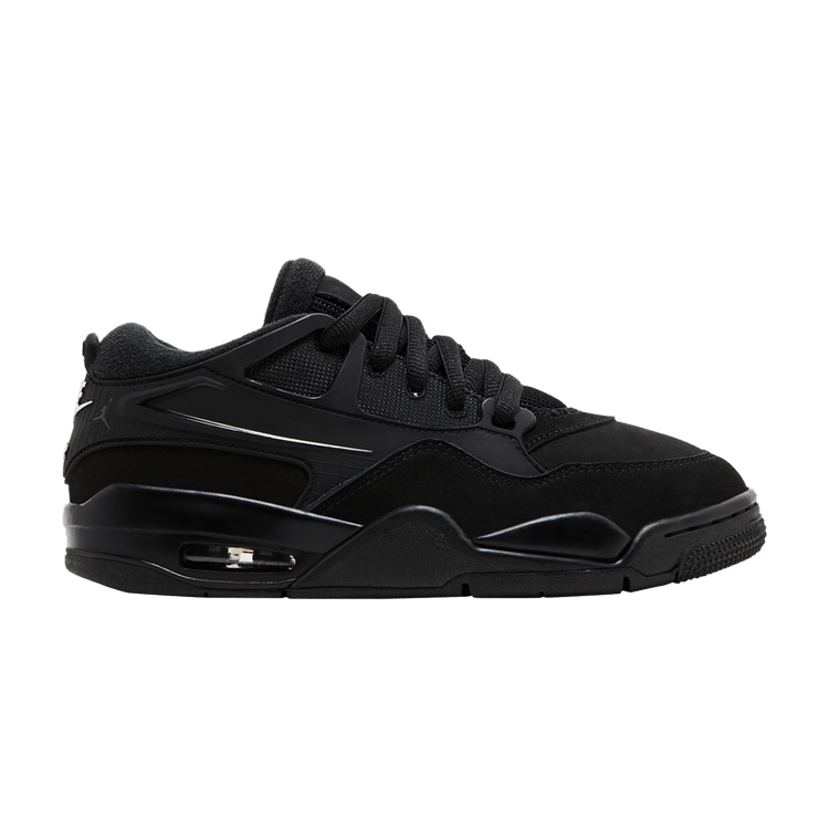 Air Jordan 4 RM GS 'Black Cat' — Black/White