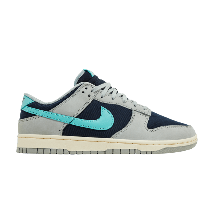 Nike Dunk Low Premium 'Dark Obsidian Green Frost' — Light Pumice/Dark Obsidian/Coconut Milk/Green Frost