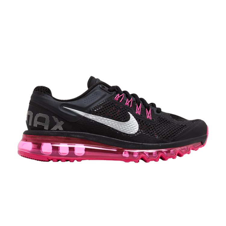 Nike Air Max 2013 GS 'Black Fusion Pink' — Black/Dark Grey/Fusion Pink/Metallic Silver