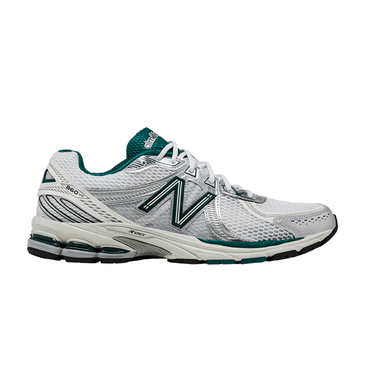 Aimé Leon Dore x New Balance 860v2 'White Green' — Grey/Green