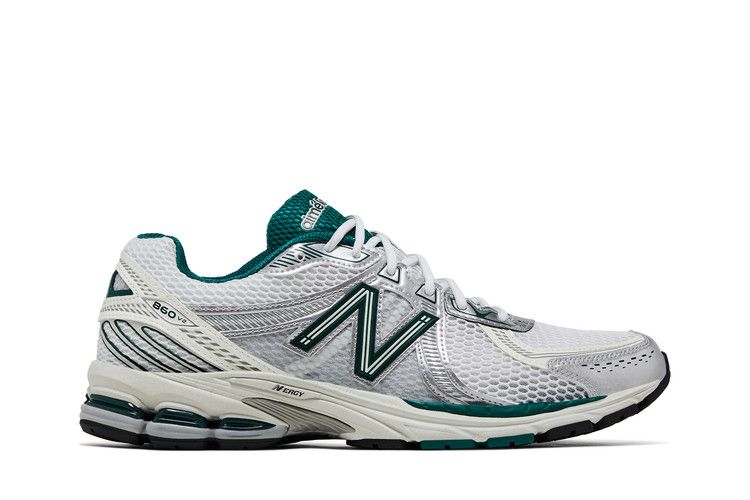 Aimé Leon Dore x New Balance 860v2 'White Green' — Grey/Green