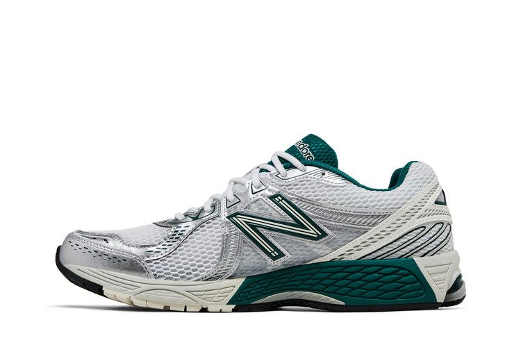 Aimé Leon Dore x New Balance 860v2 'White Green' — Grey/Green