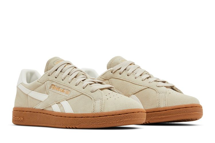 Reebok Wmns Club C Grounds UK 'Classic Beige Chalk Gum' — Classic Beige/Chalk/Gum