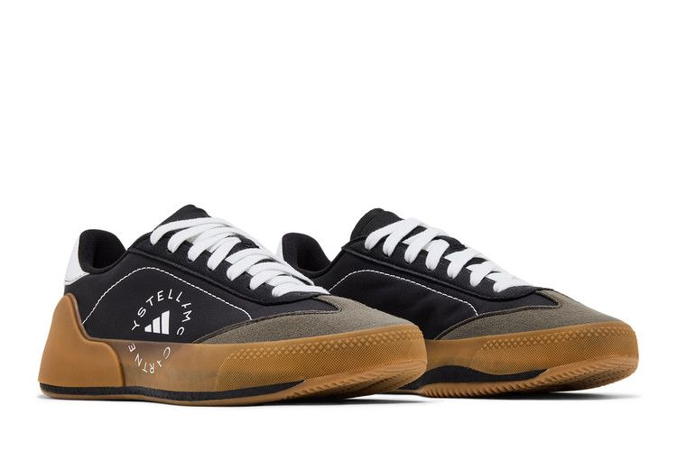 Stella McCartney x adidas Wmns Court Boost 'Black White Gum' — Cloud White/Gum/Core Black