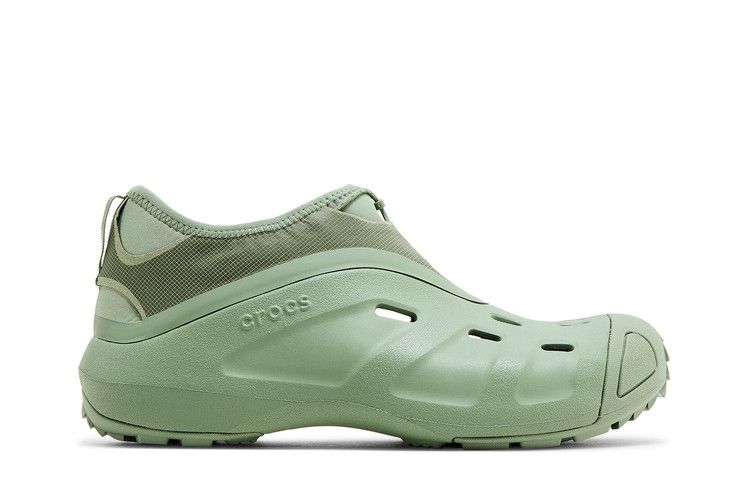 Satisfy x Crocs Quick Trail Low 'Moss' — Moss/Moss