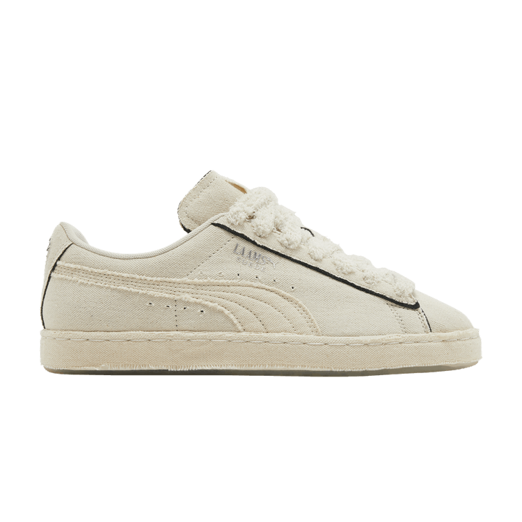 LAAMS x Puma Suede 'Blank Canvas' — Alpine Snow/White