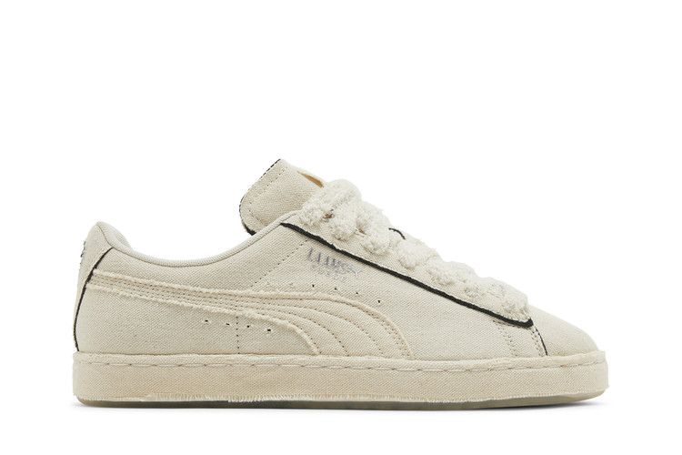LAAMS x Puma Suede 'Blank Canvas' — Alpine Snow/White