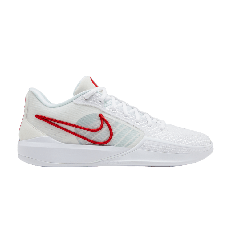 Nike Wmns Sabrina 1 TB Promo 'White University Red' — White/University Red