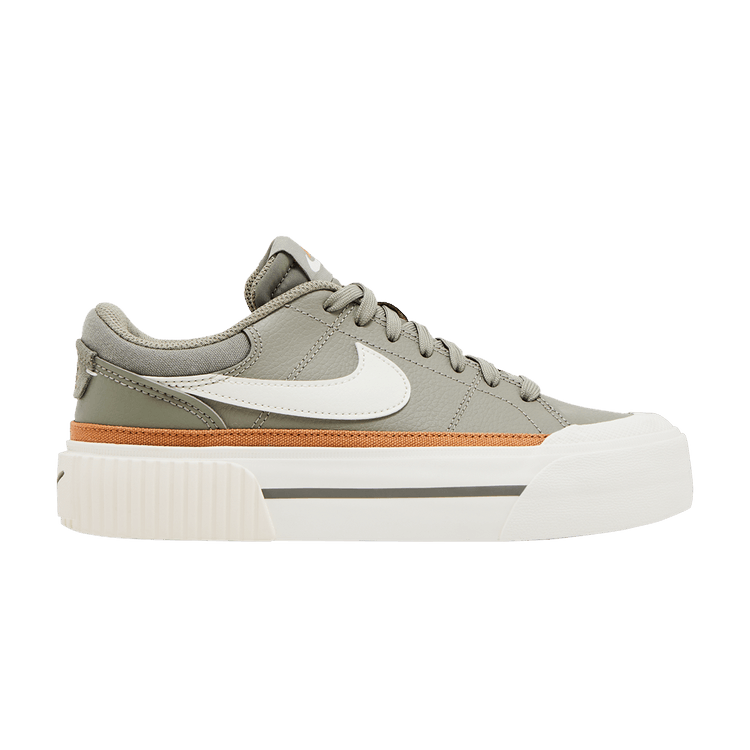 Nike Wmns Court Legacy Lift 'Light Army' — Light Army/Flax/Dark Stucco/Sail