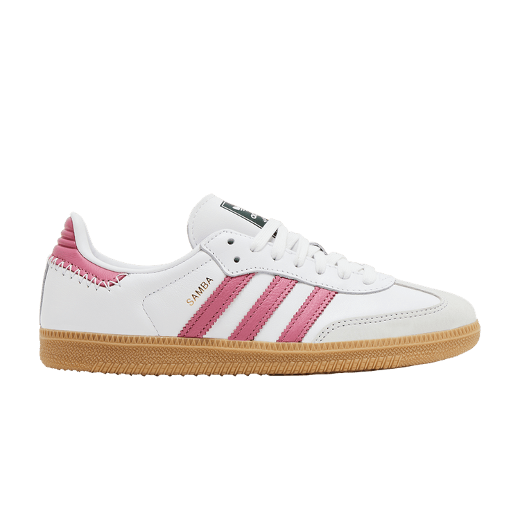 adidas Wmns Samba OG 'White Rose' — Cloud White/Rose Tone/Collegiate Green