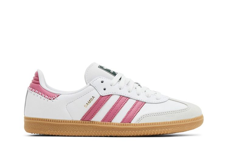 adidas Wmns Samba OG 'White Rose' — Cloud White/Rose Tone/Collegiate Green