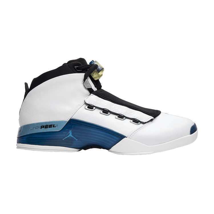 Air Jordan 17 OG 'College Blue' — White/College Blue/Black