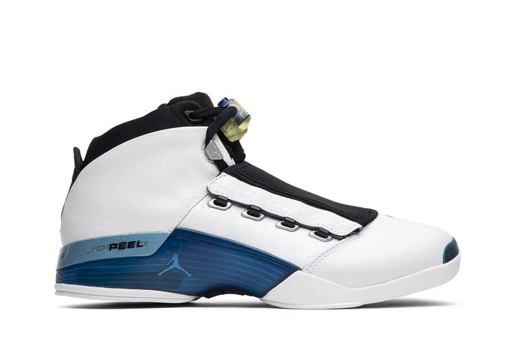 Air Jordan 17 OG 'College Blue' — White/College Blue/Black