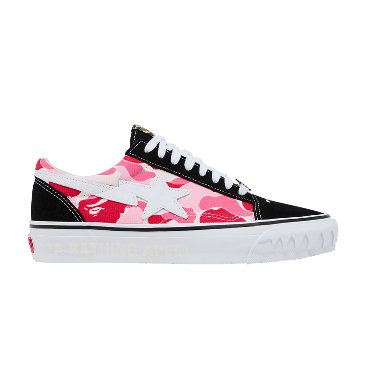 BAPE x Vans Old Skool 36 'ABC Camo' — Pink/Blue/Green
