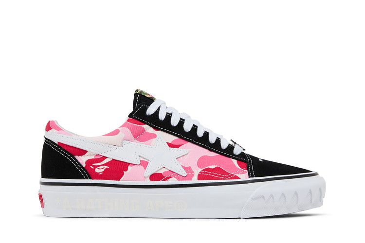 BAPE x Vans Old Skool 36 'ABC Camo' — Pink/Blue/Green