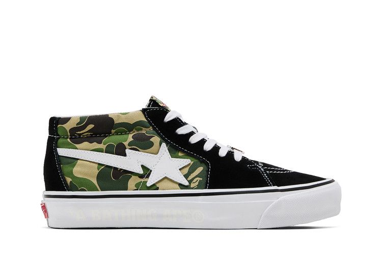 BAPE x Vans Sk8-Mid 83 'ABC Camo' — Green