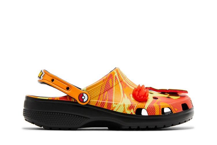 Pokémon x Crocs Classic Clog 'Charizard' — Orange/Black