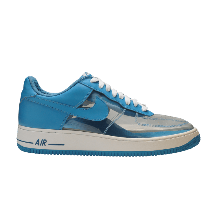 Nike Air Force 1 Premium 'Fantastic 4 Invisible Woman' — Clear/Harbor Blue-Military Blue-White