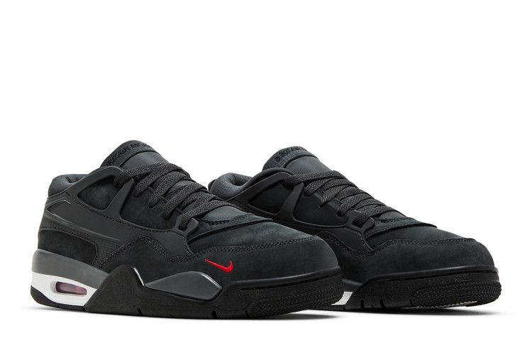 Nigel Sylvester x Air Jordan 4 RM SP GS 'Driveway Grey' — Anthracite/Anthracite/University Red/White