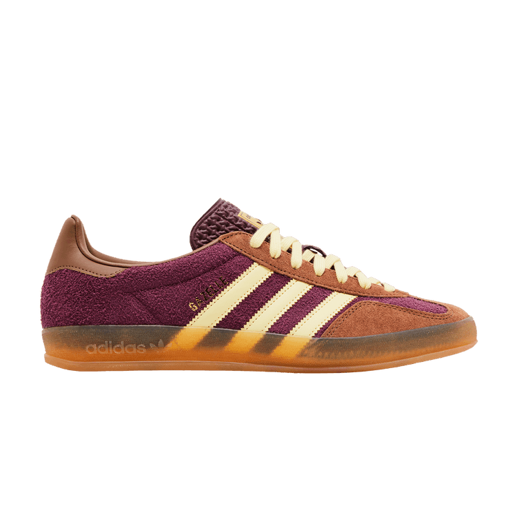 adidas Gazelle Indoor 'Maroon Preloved Brown' — Maroon/Almost Yellow/Preloved Brown