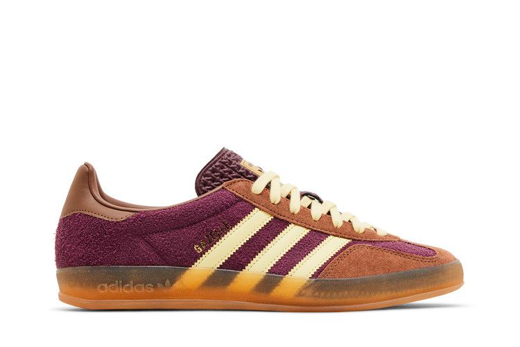 adidas Gazelle Indoor 'Maroon Preloved Brown' — Maroon/Almost Yellow/Preloved Brown