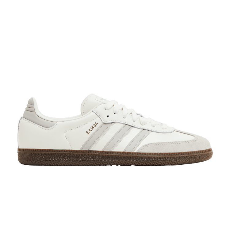adidas Wmns Samba OG 'White Granite' — Cloud White/Clear Granite/Gold Metallic
