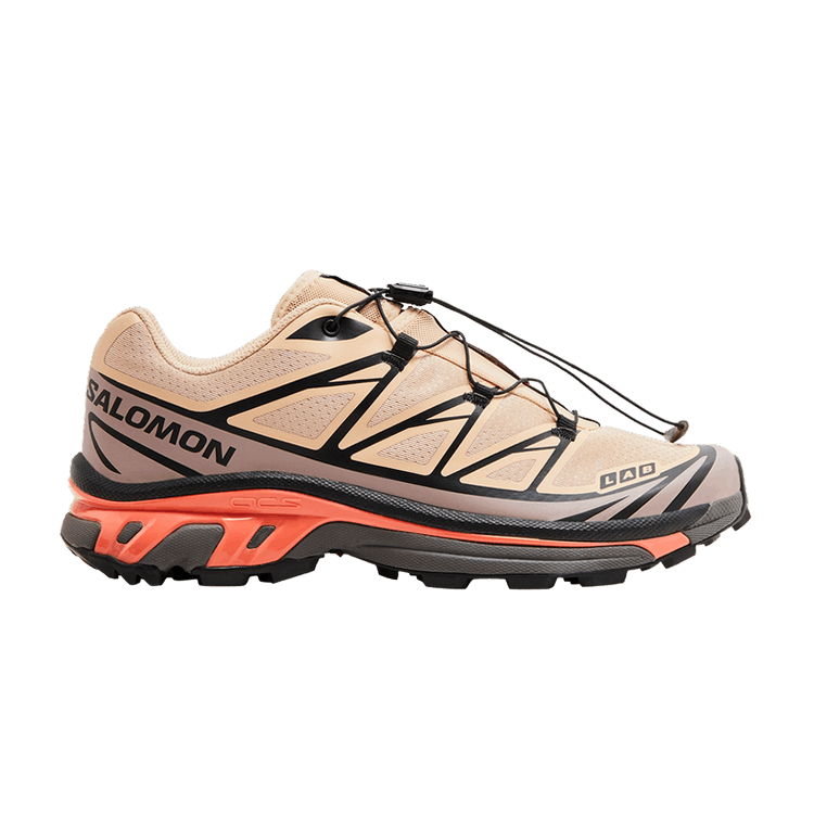 Salomon XT-6 'Hazelnut Quail Living Coral' — Hazelnut/Quail/Living Coral