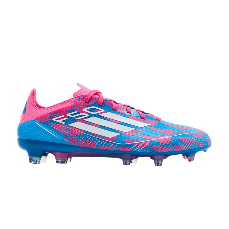 adidas Adizero F50 Pro FG 'Reemergence Pack' — Solar Blue/Cloud White/Solar Pink