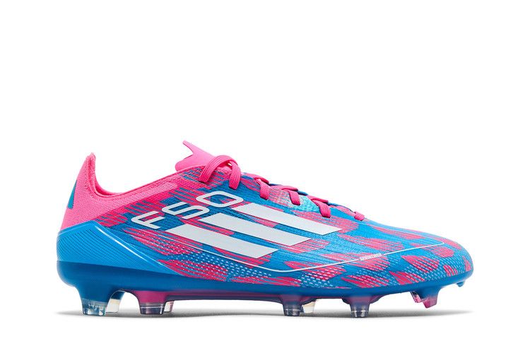 adidas Adizero F50 Pro FG 'Reemergence Pack' — Solar Blue/Cloud White/Solar Pink