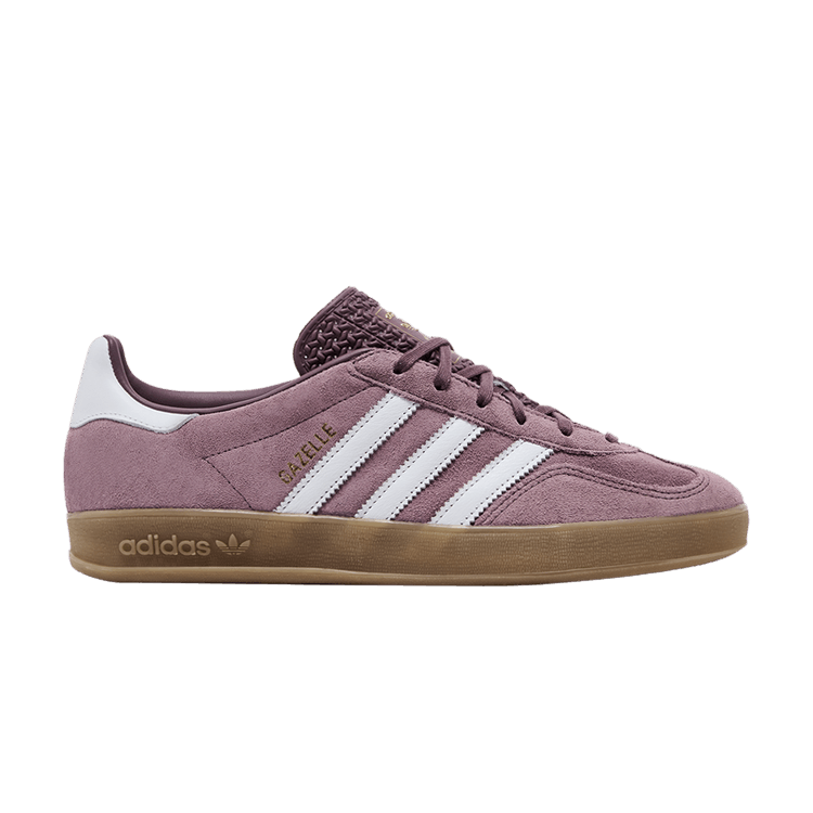 adidas Wmns Gazelle Indoor 'Shadow Fig Gum' — Shadow Fig/Cloud White/Gum