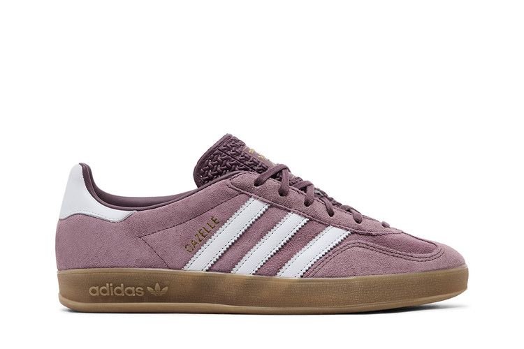 adidas Wmns Gazelle Indoor 'Shadow Fig Gum' — Shadow Fig/Cloud White/Gum