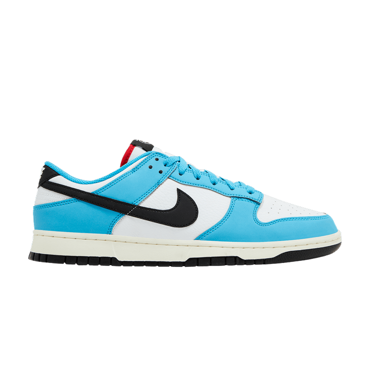 Nike Men's Dunk Low Next Nature 'N7' — Dark Turquoise/Black/White/Sail/University Red/Varsity Maize