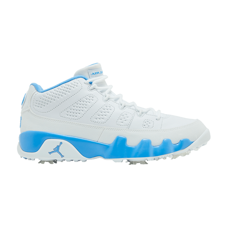 Air Jordan 9 Low Golf 'University Blue' — White/University Blue