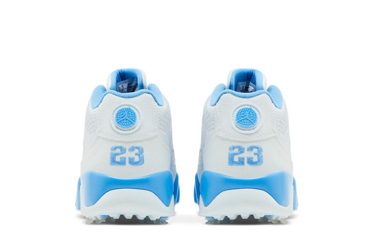 Air Jordan 9 Low Golf 'University Blue' — White/University Blue