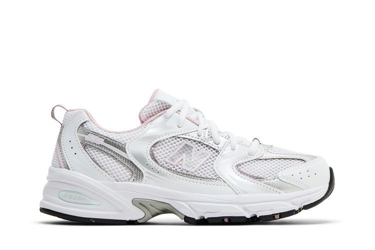New Balance 530 Big Kid 'White Mid Century Pink' — White/Mid Century Pink