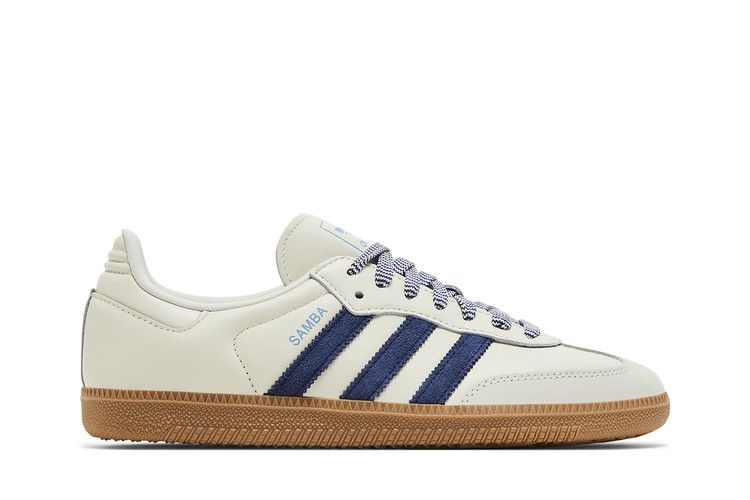 adidas Wmns Samba OG 'Off White Dark Blue' — Off White/Dark Blue/Clear Sky