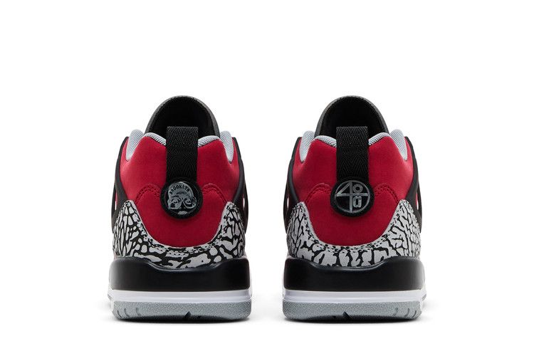Air Jordan Spizike Low GS 'Toro' — Gym Red/Black/Wolf Grey/Cool Grey