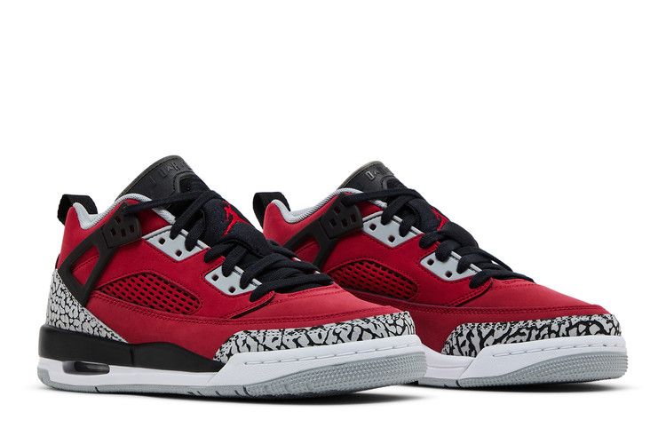 Air Jordan Spizike Low GS 'Toro' — Gym Red/Black/Wolf Grey/Cool Grey