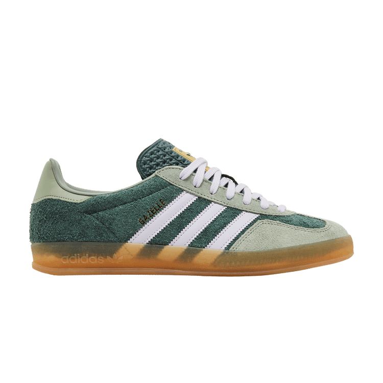 adidas Men's Gazelle Indoor 'Mineral Green Silver Dawn' — Mineral Green/Silver Dawn/Silver Green