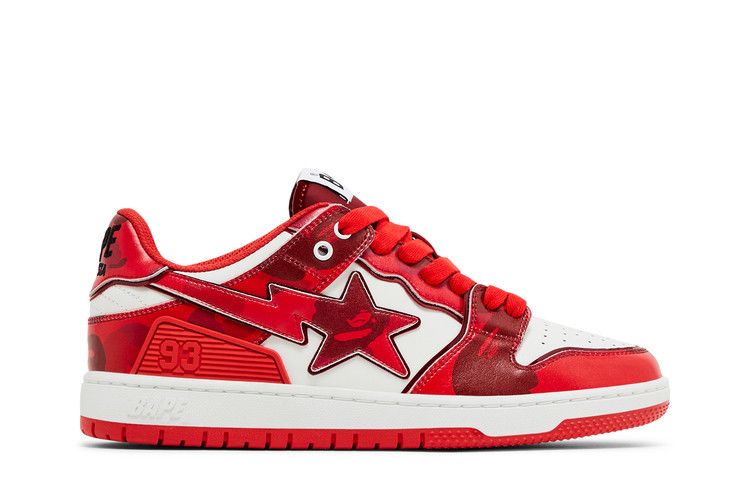 BAPE Sk8 Sta #1 M2 'Red' — Red