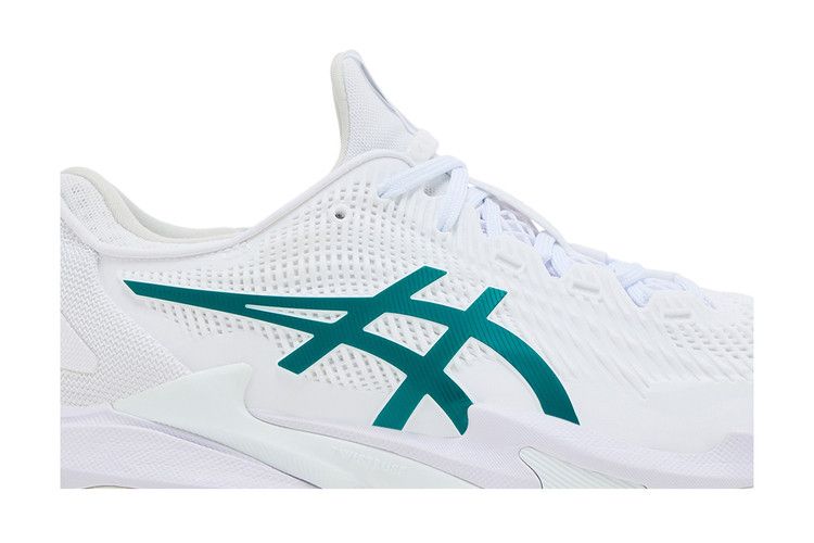 ASICS Court FF 3 Novak 'White Pitch Green' — White/Pitch Green
