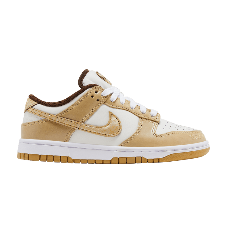 Nike Wmns Dunk Low LX 'Be The One' — Phantom/Metallic Gold/White