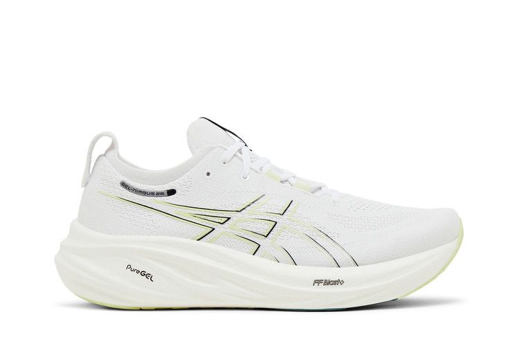 ASICS Gel Nimbus 26 'White Birch' — White/Birch