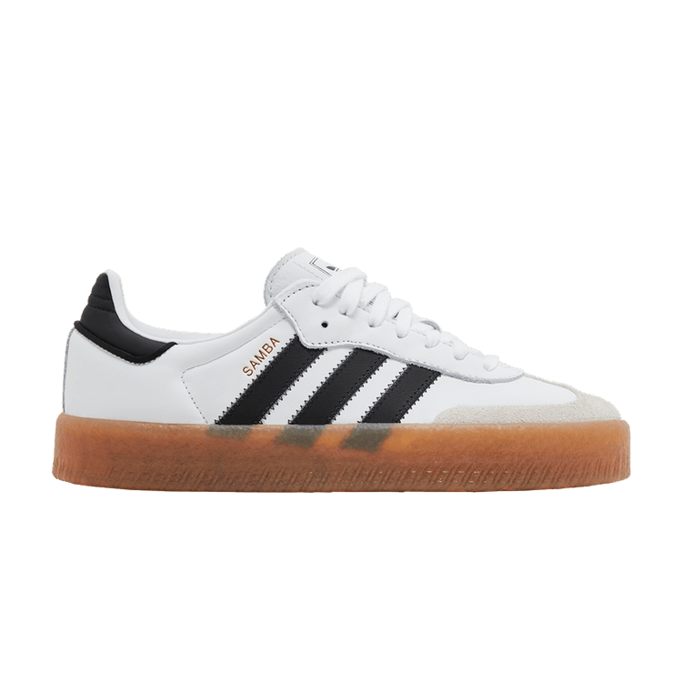 adidas Wmns Sambae 'White Black Gum' — Cloud White/Core Black/Gold Metallic